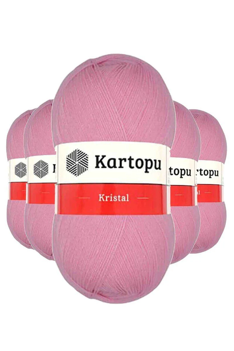 Kristal Çift Katlı El Örgü Lif İpi Pembe K774 – 5 Adet İnce Akrilik Örgü İpi Fiyatı, Yorumları ve Özellikleri