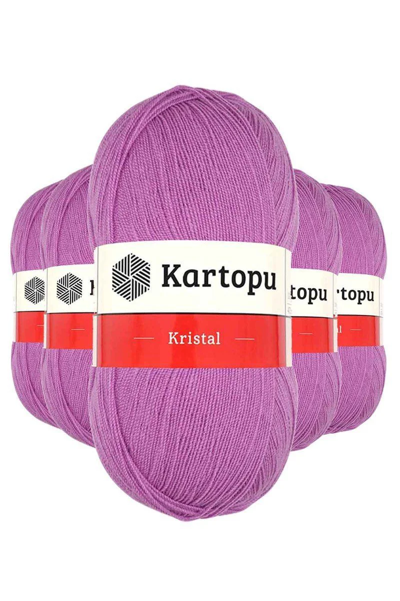 Kristal Çift Katlı El Örgü İpi Leylak K805 – 5'li Paket, İpeksi Doku, %100 Akrilik Fiyatı, Yorumları ve Özellikleri