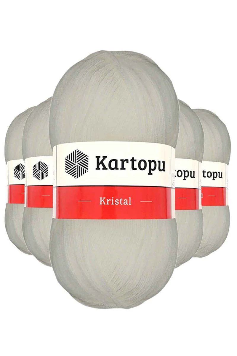 Kristal Çift Katlı El Örgü Lif İpi Ekru K013 - 5'li Paket %100 Akrilik İnce İplik Fiyatı, Yorumları ve Özellikleri