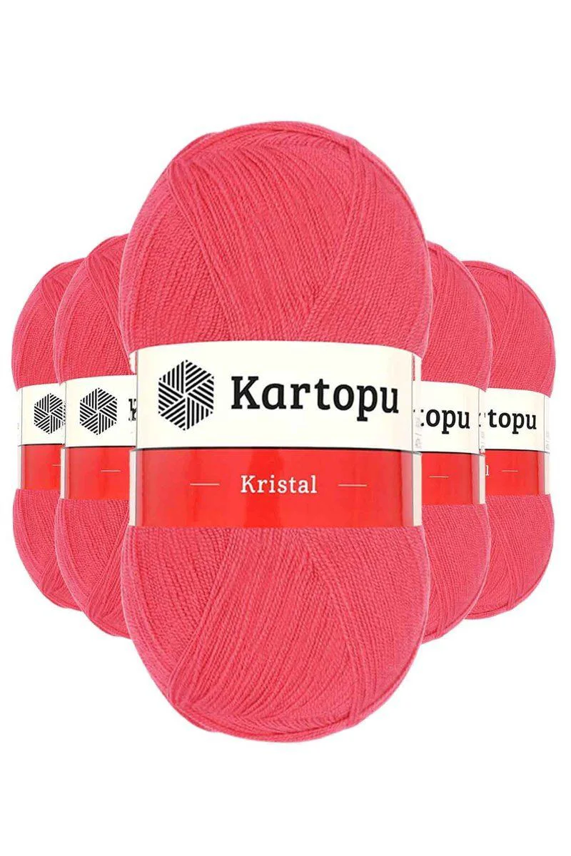 Kristal Çift Katlı El Örgü Lif İpi Nar Çiçeği K812 – 5 Adet İnce Akrilik İplik Fiyatı, Yorumları ve Özellikleri
