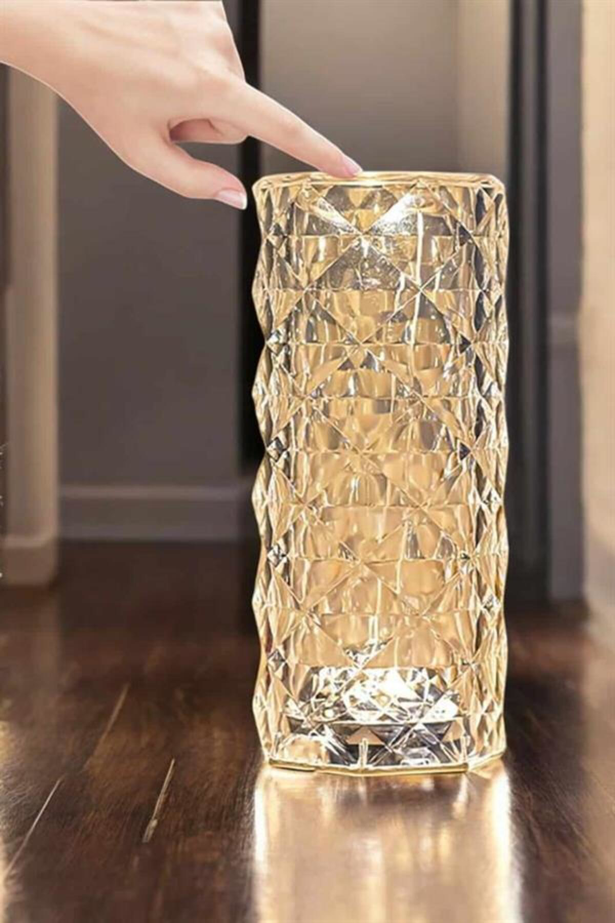 Kristal Dokunmatik Ve Kumandalı Masa Ve Gece lambası