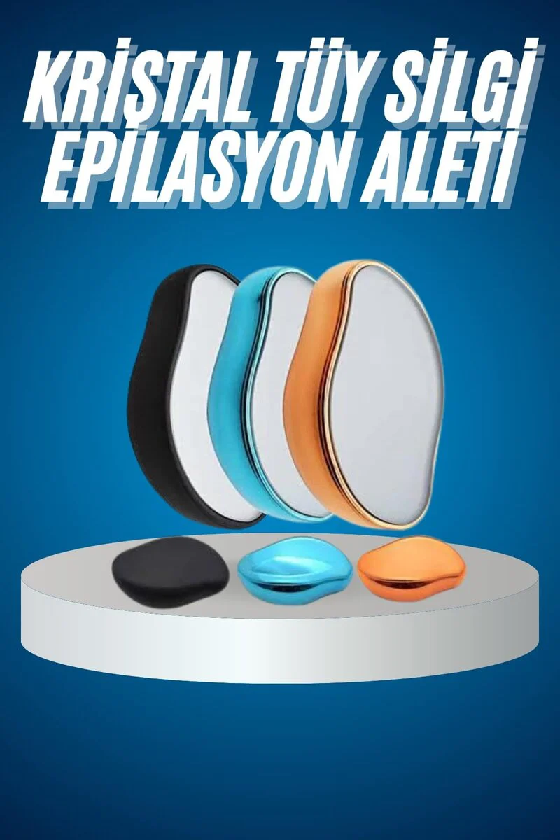 Kristal Epilatör - Acısız, Pratik ve Nano Cam Teknolojili Tüy Silgi