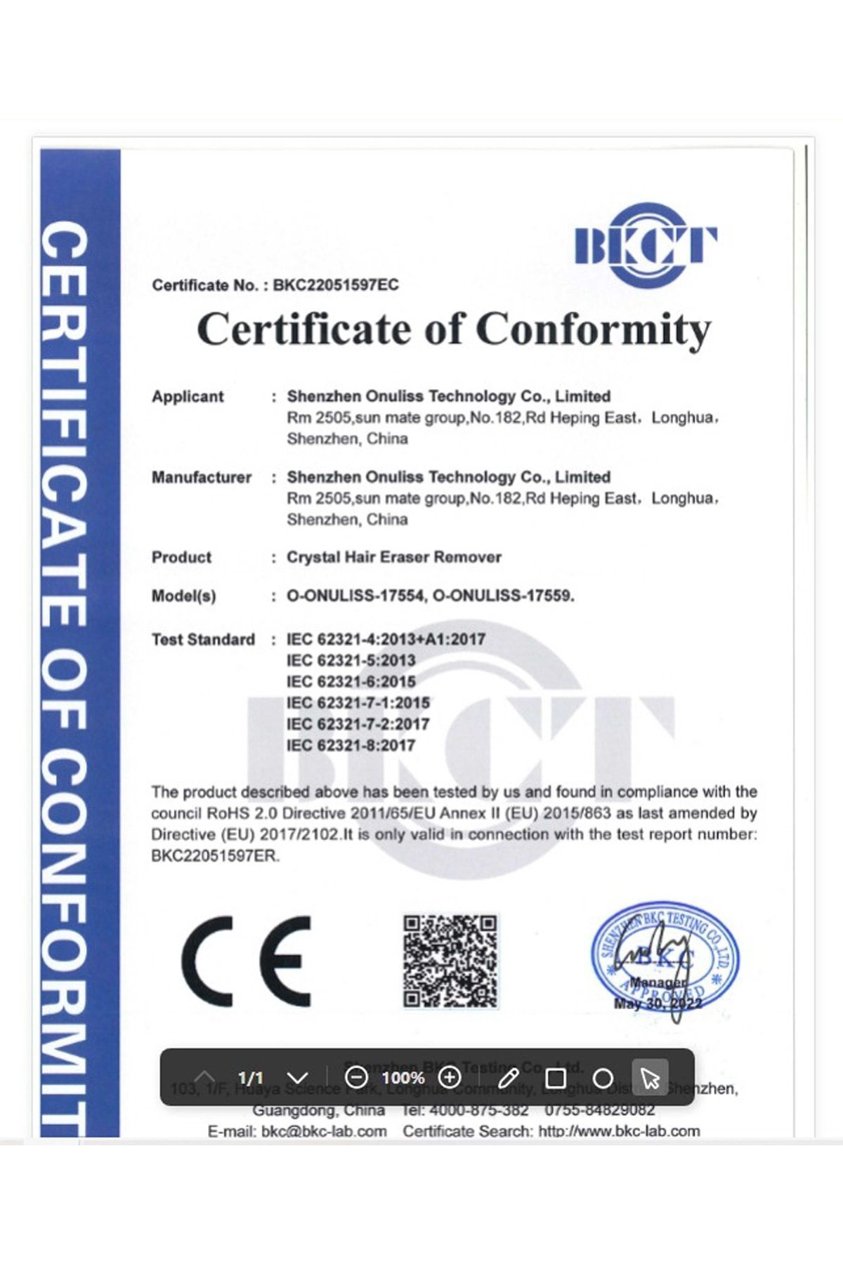 Kristal Epilatör Crystal Eraser Epilasyon Tüy Dökücü Sertifikalı