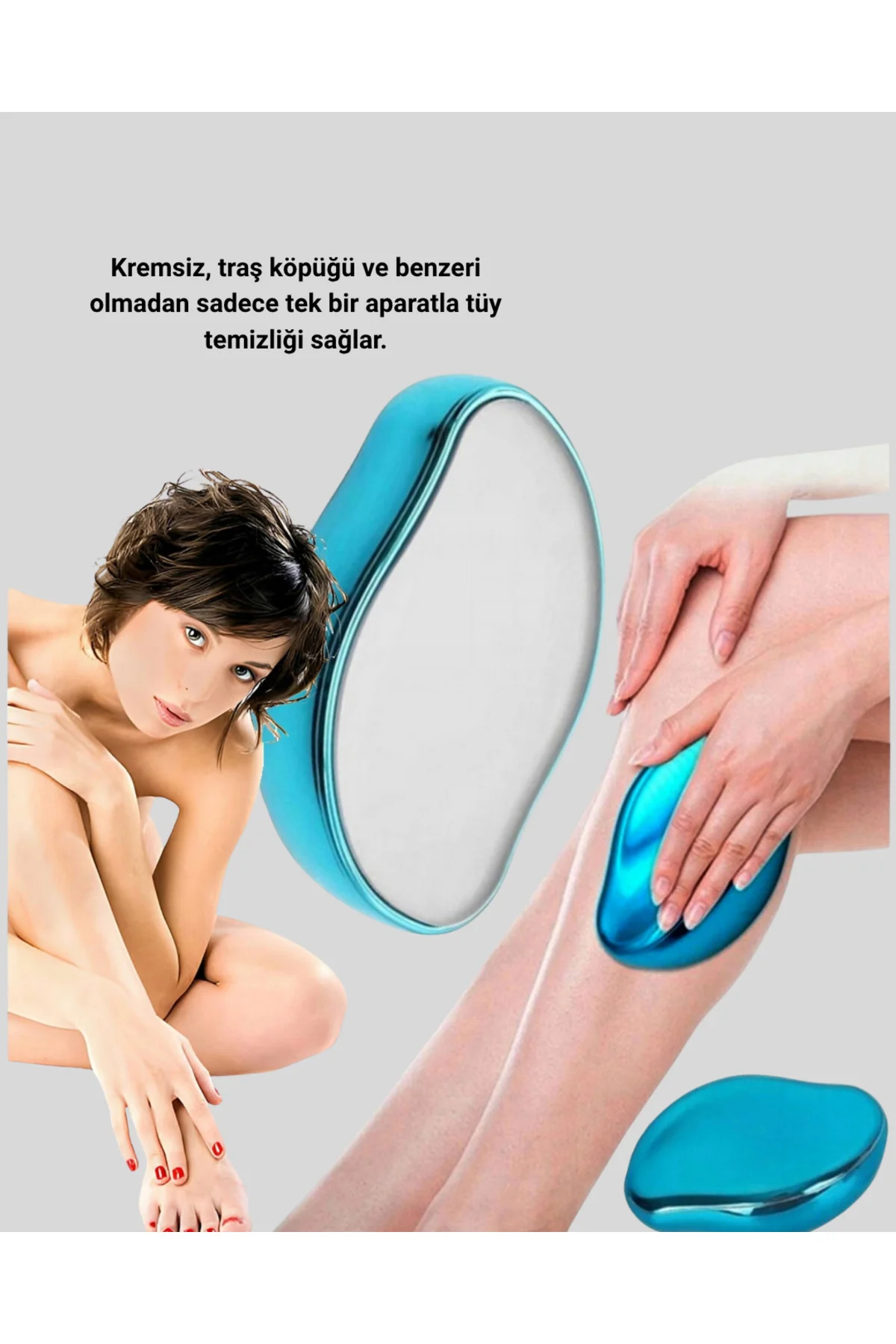 Kristal Epilatör Tüy Alma Aparatı Topuk ve Ölü Deri İçin Uygun