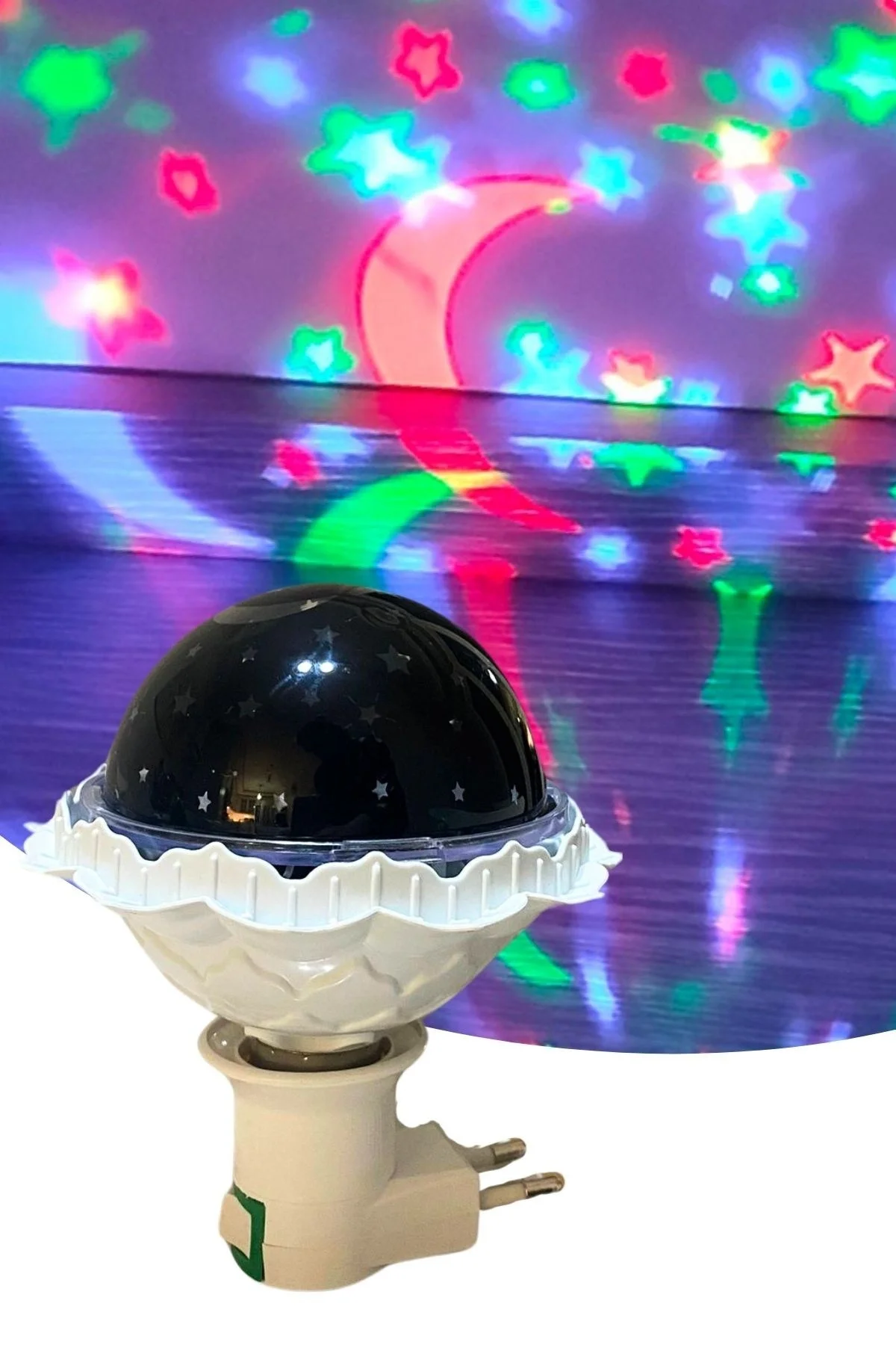 Kristal Gökyüzü Modlu Yıldızlı Hareketli 360 Derece Dönen Kristal Led Ampül Bx40 Fiyatı, Yorumları ve Özellikleri