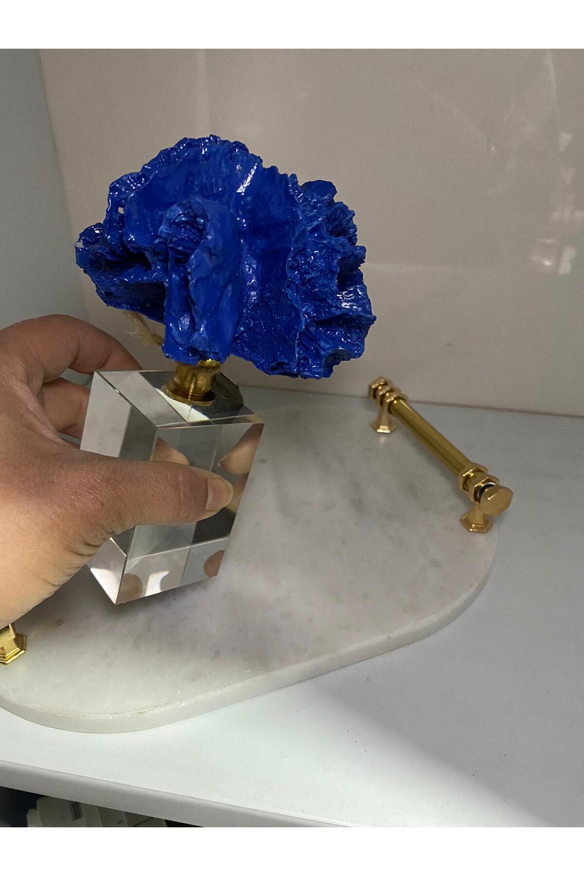 Elif Aksesuar Kristal Kaideli Mercan