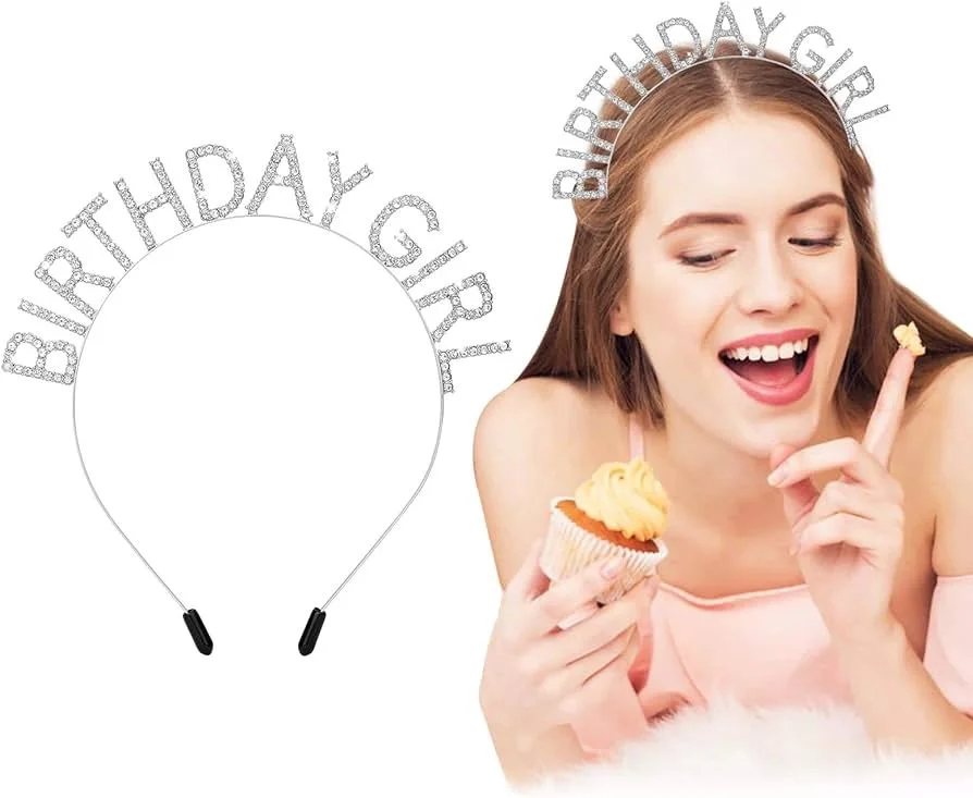 Kristal Taşlı Birthday Girl Parti Tacı | Gümüş Doğum Günü Tacı 19x11 Cm Fiyatı, Yorumları ve Özellikleri