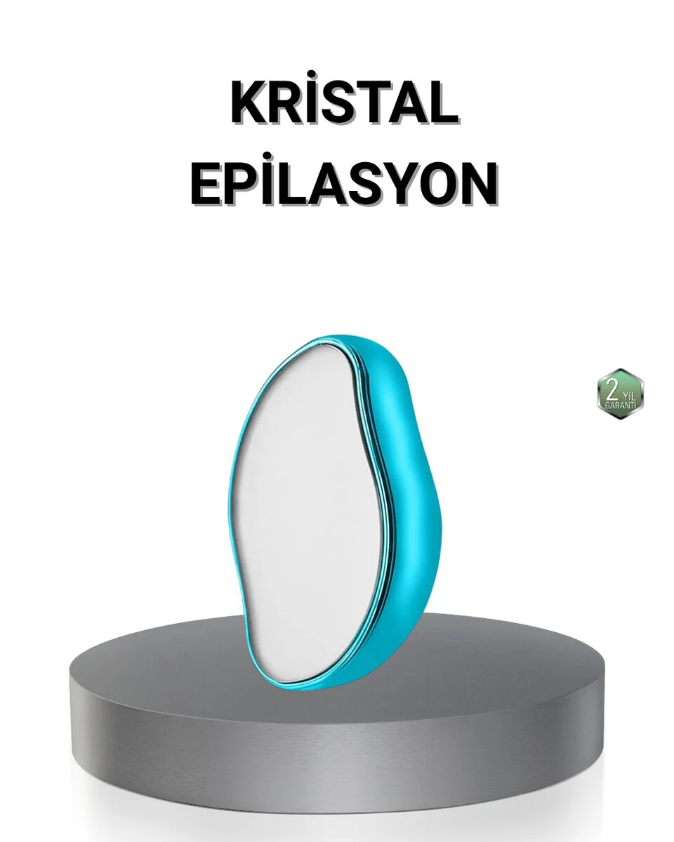 Kristal Tüy Alıcı Epilatör - Kremsiz, Jelsiz Kullanım Yüz ve Vücut İçin Pürüzsüz Cilt Yakalayıcı