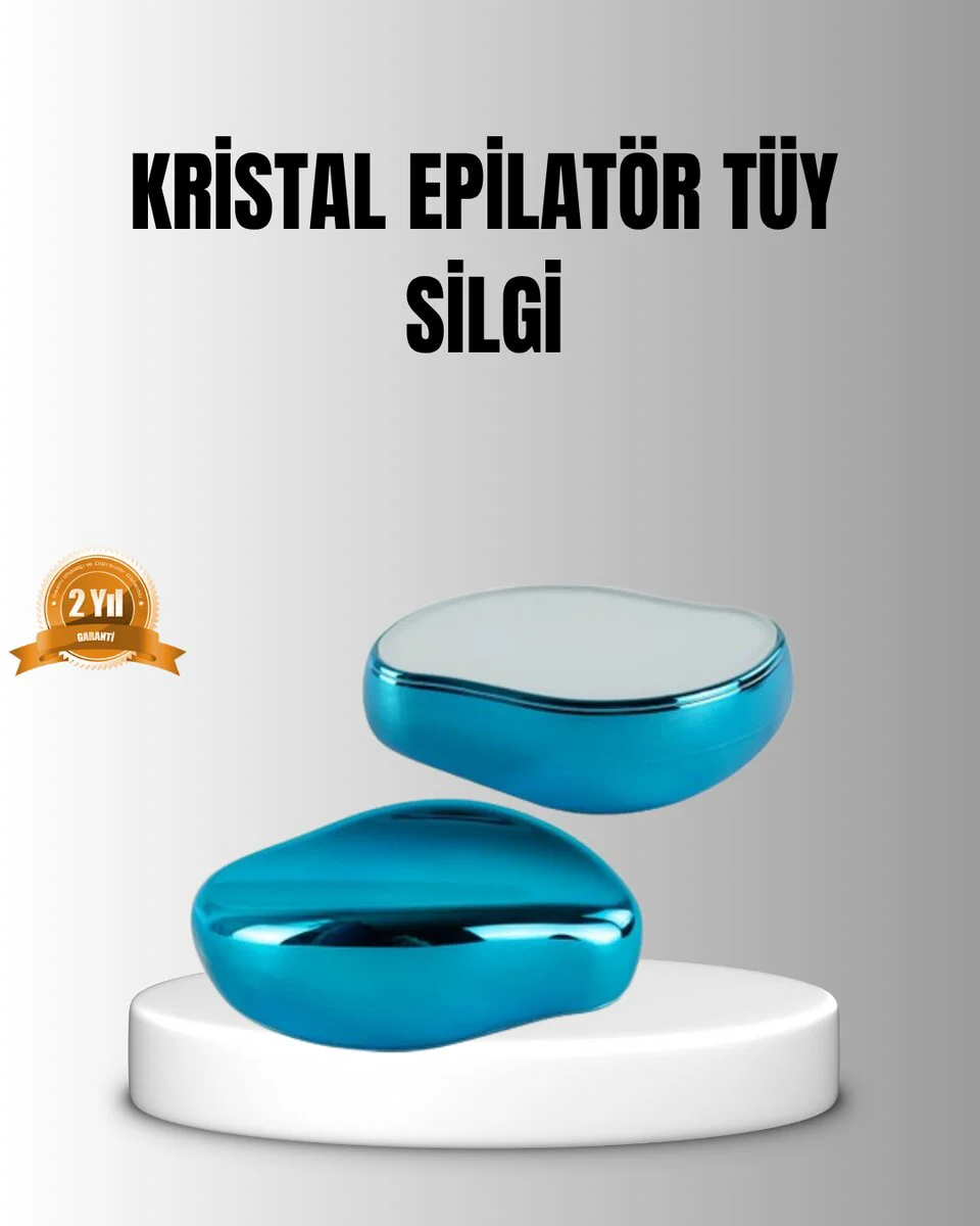 Kristal Tüy Alıcı Epilatör – Acısız, Cilt Dostu ve Pratik Tüy Temizleme Çözümü
