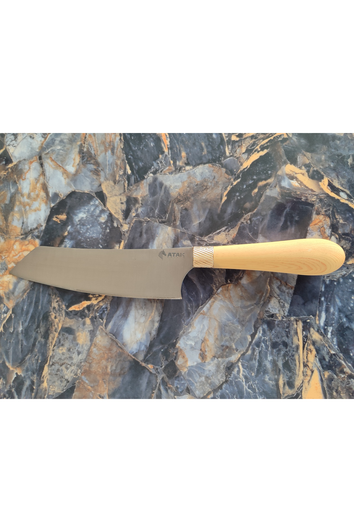 Kritsuke Şef Bıçağı – Atak Marka, Krem Oval Kabze