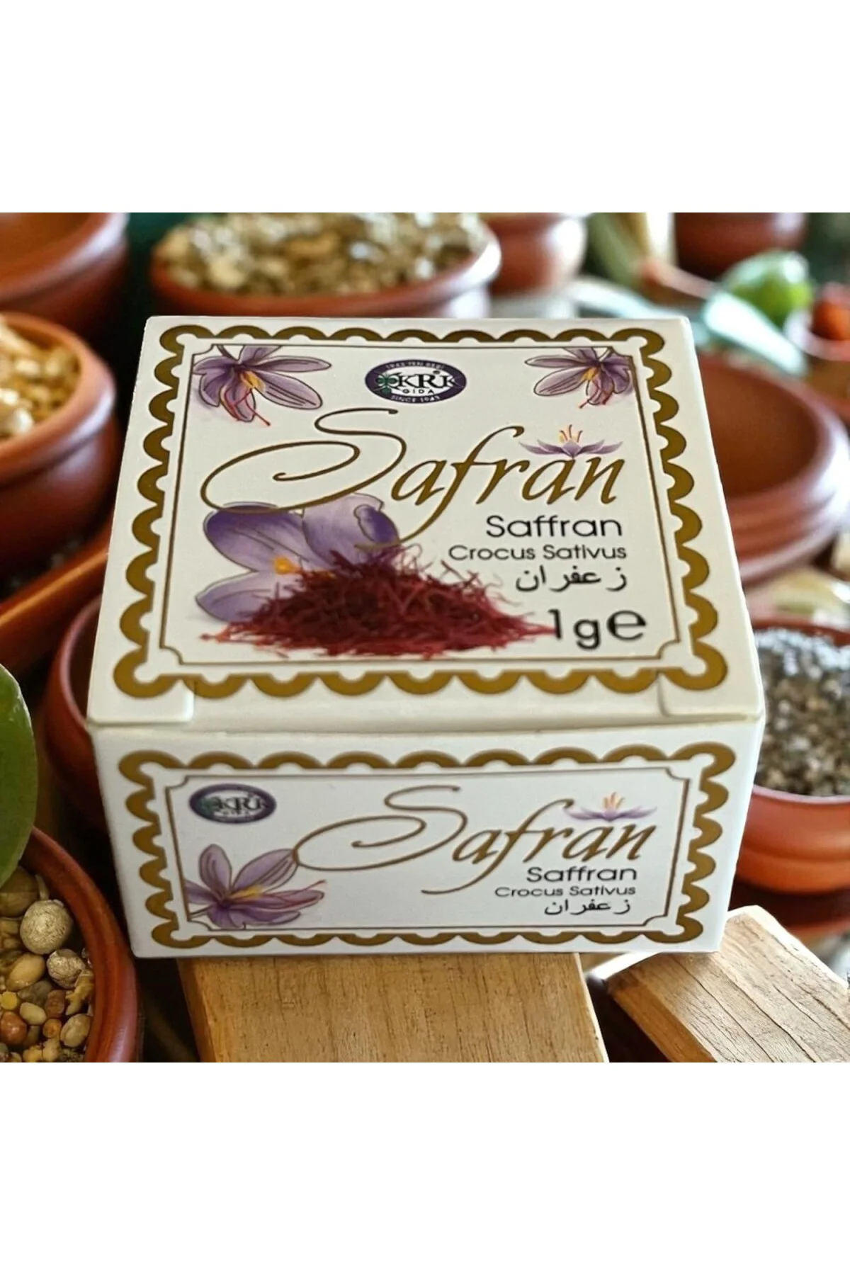 KRK Premium Safran – 1 Gram | Birinci Kalite Doğal Safran İplikle