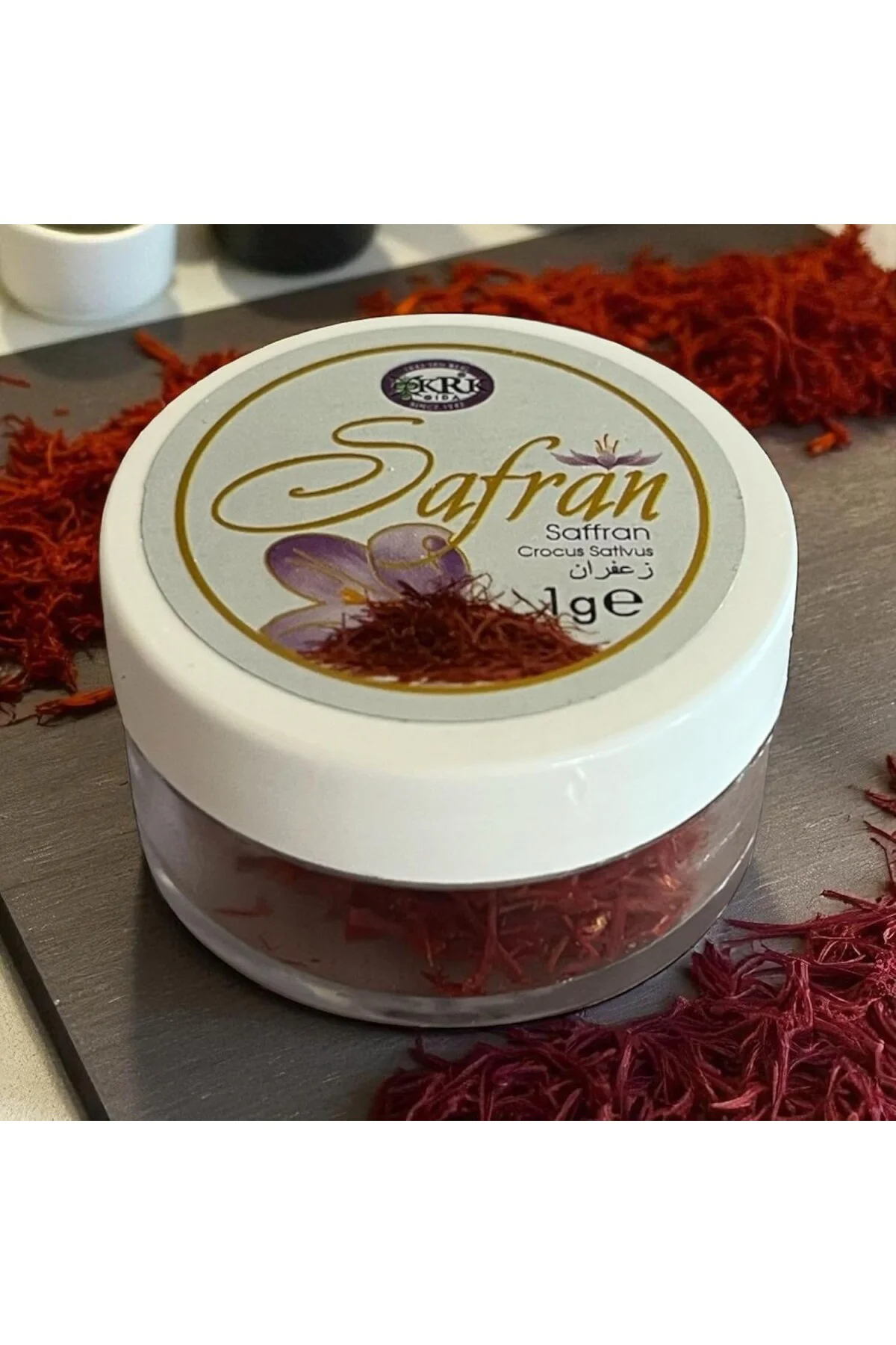 KRK Premium Safran – 1 Gram | Birinci Kalite Doğal Safran İplikle