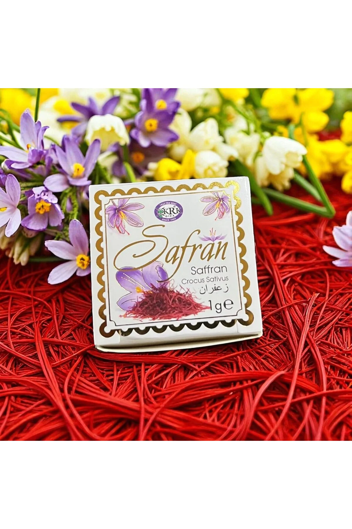 KRK Premium Safran – 1 Gram | Birinci Kalite Doğal Safran İplikle