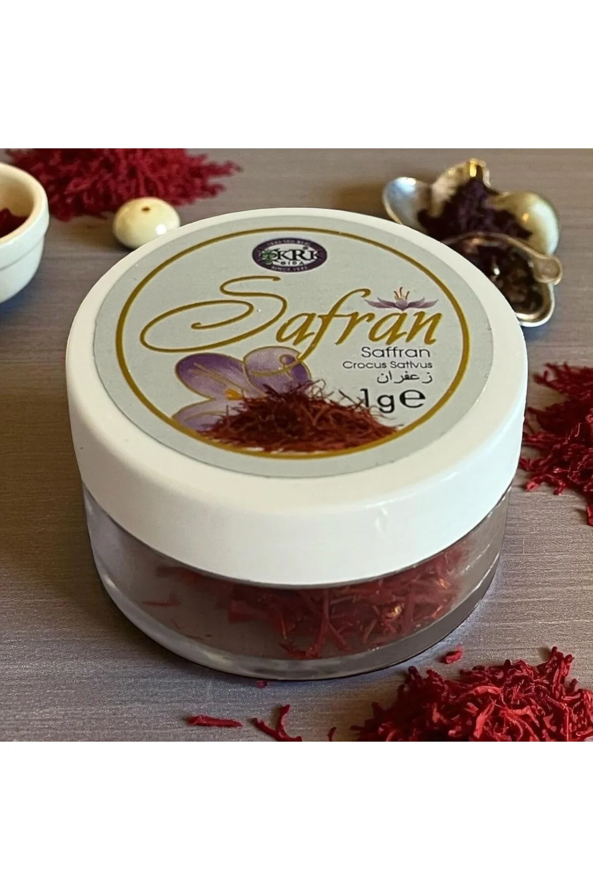 KRK Premium Safran – 1 Gram | Birinci Kalite Doğal Safran İplikle