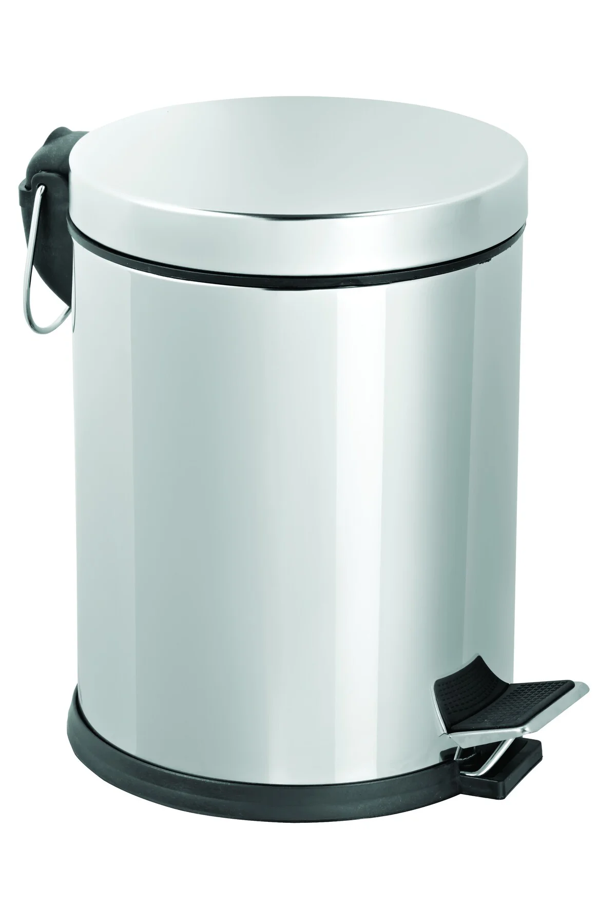 Krom 3 Litre Banyo Pedallı Çöp Kovası