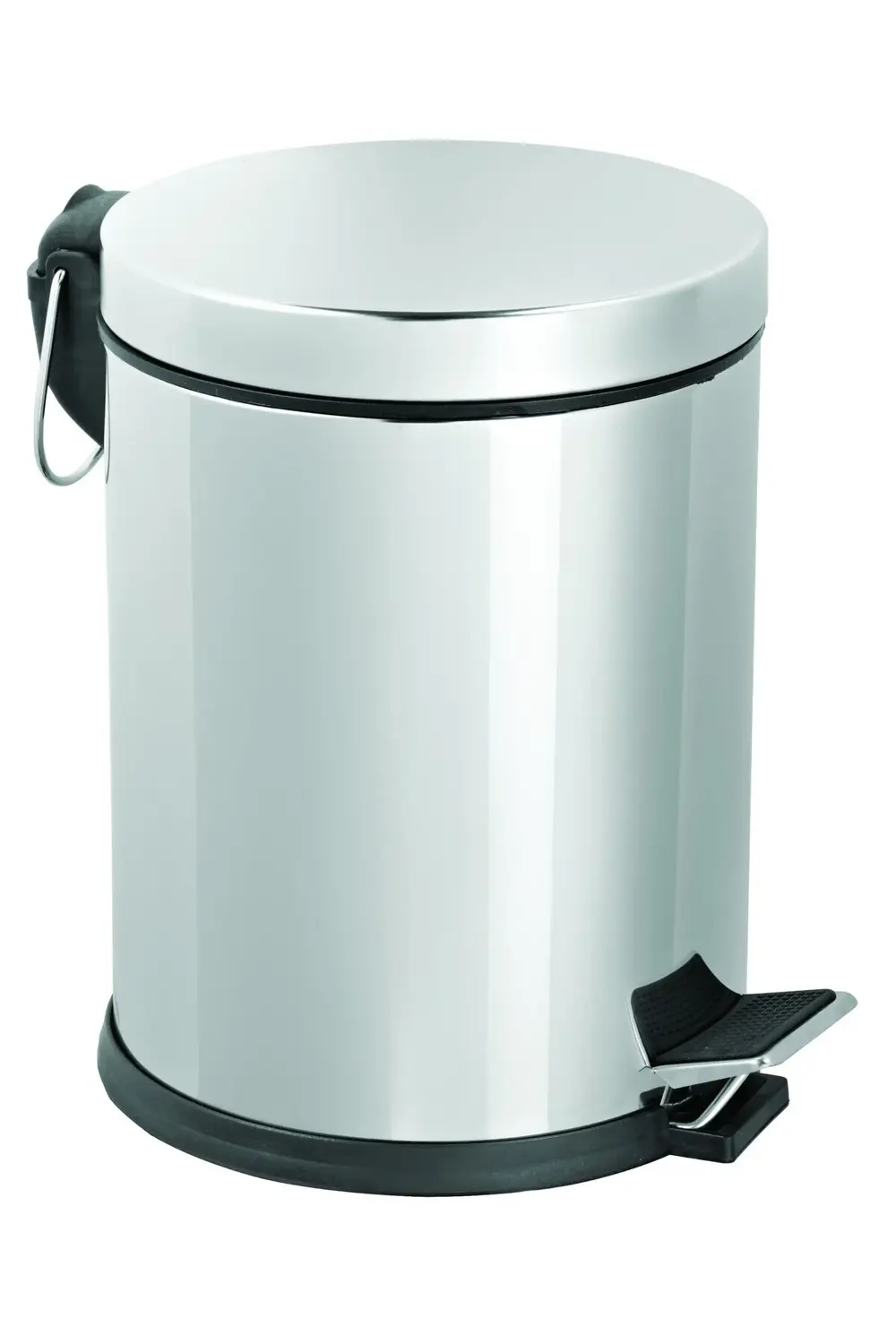Krom 3 Litre Banyo Pedallı Çöp Kovası