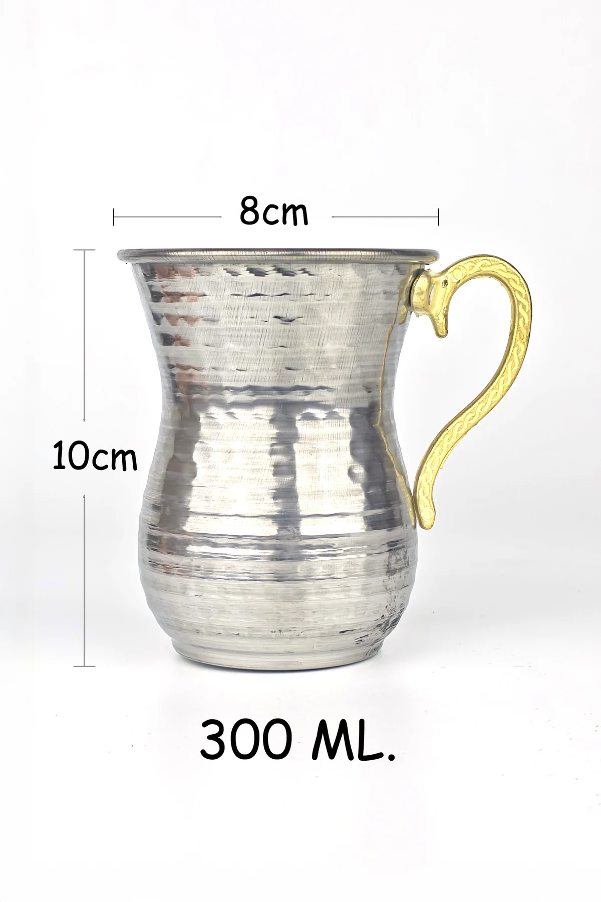 Krom Çelik Ayran Bardağı – 300 ml (1 / 10 / 30 / 50 Adet Seçenekleriyle) Krom Çelik Ayran Bardağı – 300 ml (1 / 10 / 30 / 50 Adet Seçenekleriyle) - Görsel 2