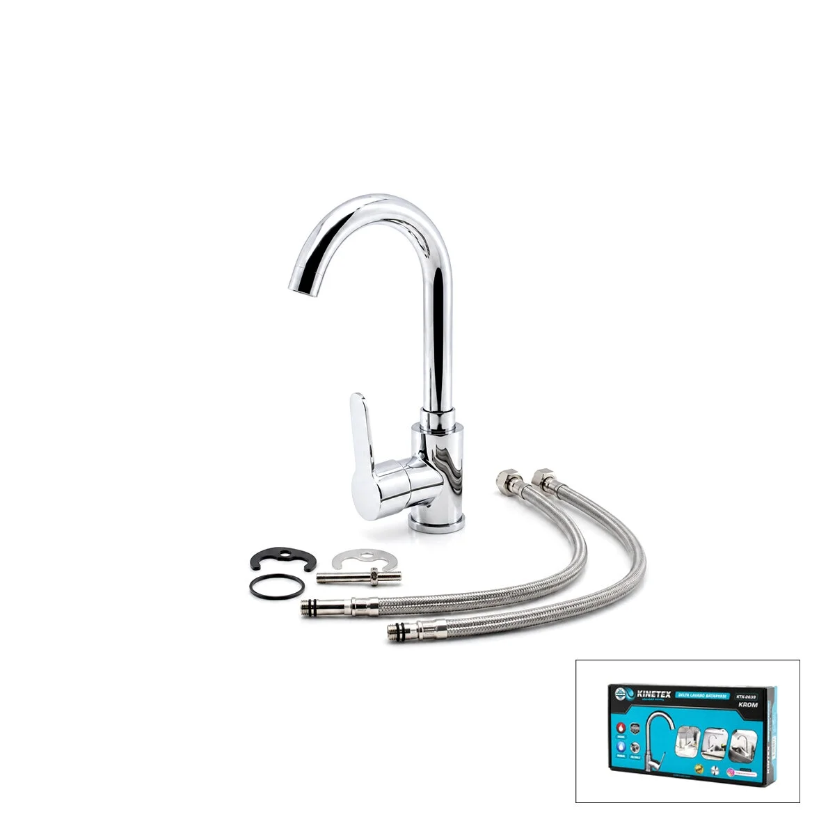 Krom Delta Lavabo Bataryası Aç Kapa Ktx-2639 Bx40 Fiyatı, Yorumları ve Özellikleri