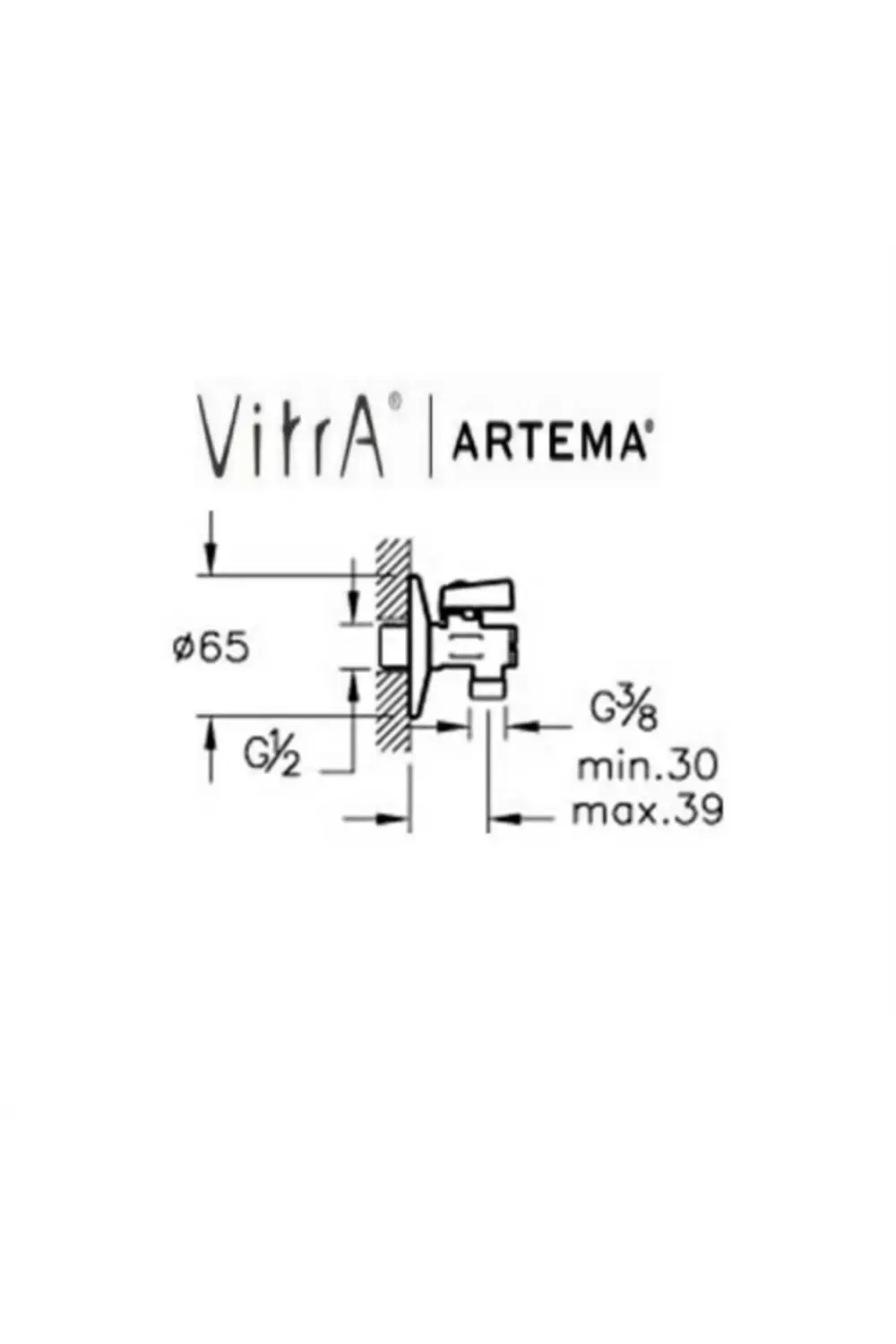 Krom Filtreli Ara Musluk A45200