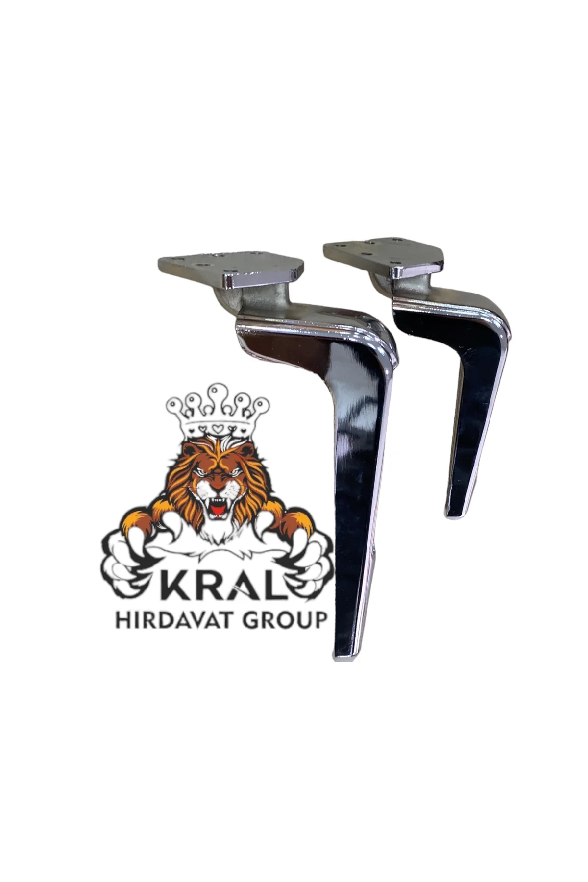 Krom Kaplama, Demir Ayak, Koltuk, Kanepe, Baza Ayak 15 Cm 1 Adet 