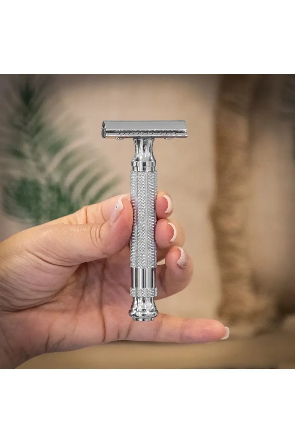 Krom Kaplama Taraksız Jiletli Tıraş Makinesi, Geleneksel Tıraş, D