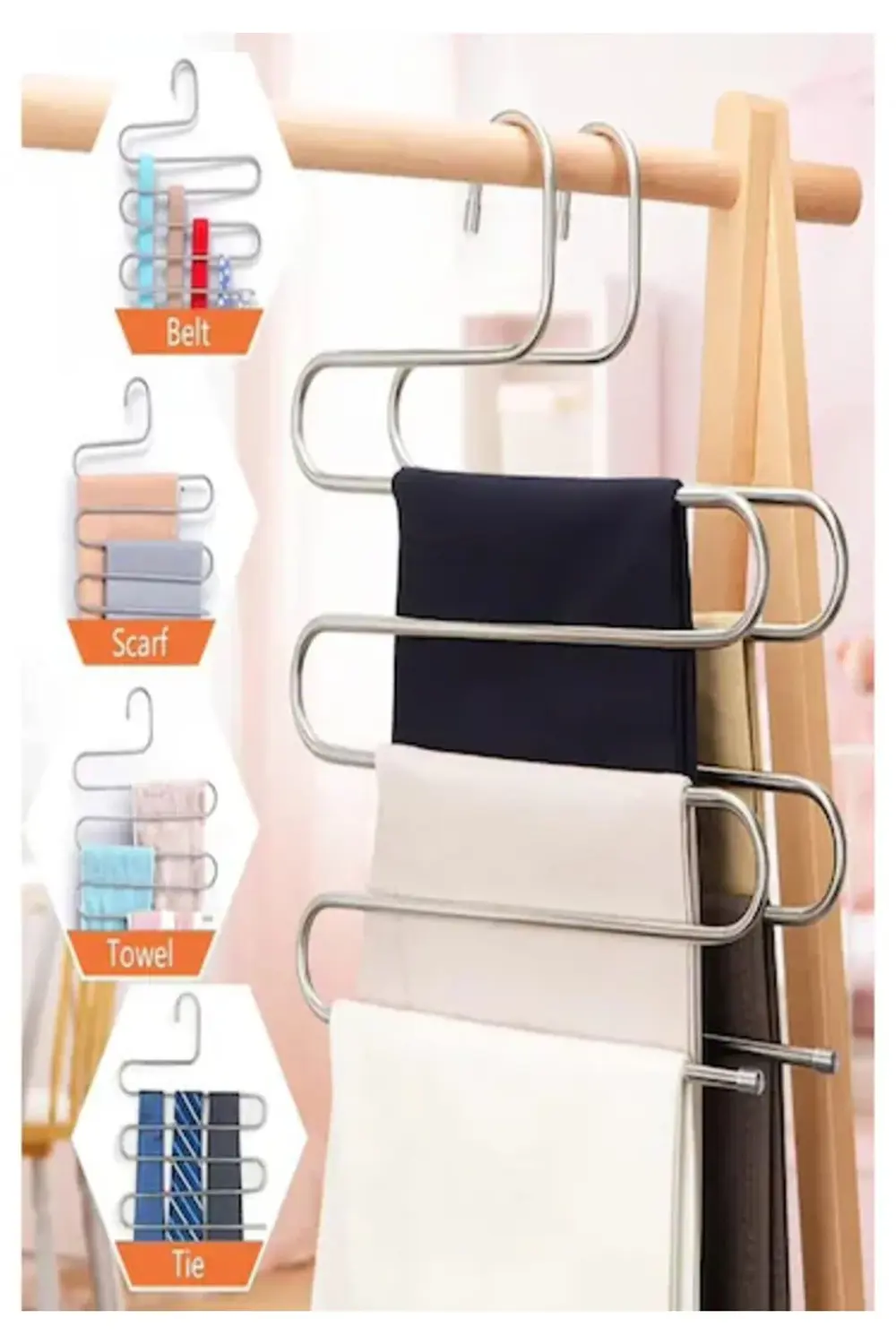 Krom Pantolon Askısı