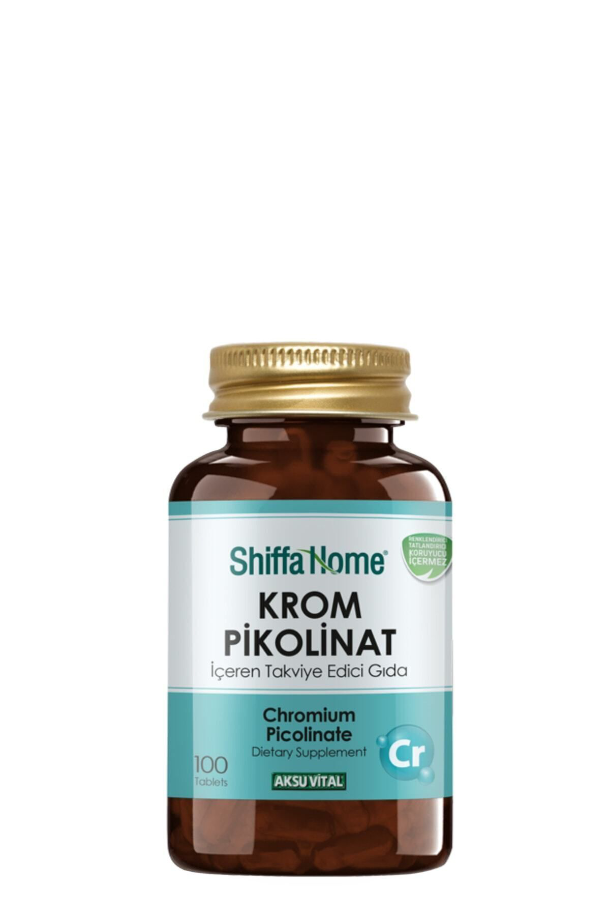 Krom Pikolinat Diyet Takviyesi 100 Tablet
