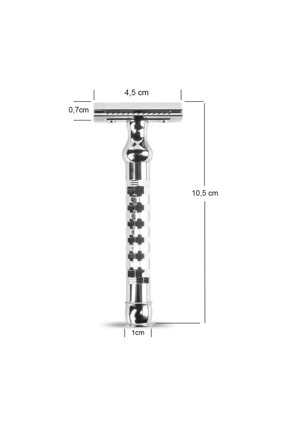 Krom Taraksız Jiletli Tıraş Makinesi, Manuel Orta Agresif Düzey R