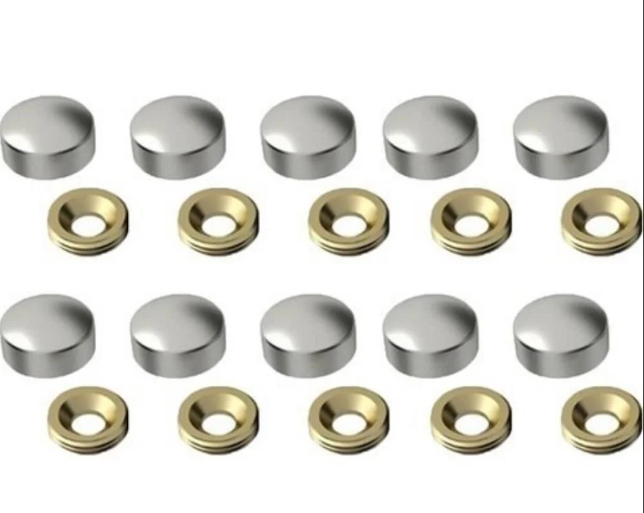 Krom Vida Tapası 13 mm 10 Adet Krom Vida Tapası 13 mm 10 Adet