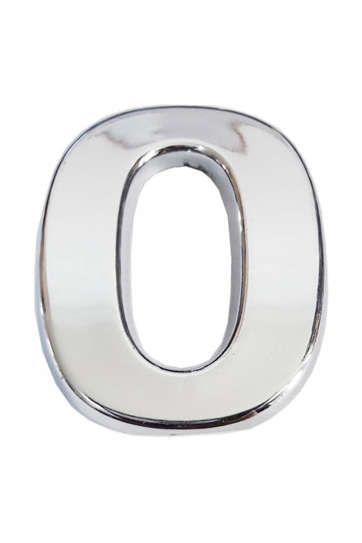 Cemax Krom Yapışkanlı 0 Rakamı 5 Cm