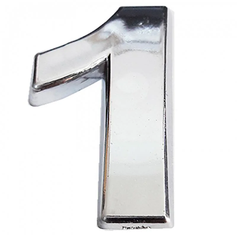 Krom Yapışkanlı 1 Rakamı – 5 cm Metal Görünümlü Yapışkanlı Etiket Fiyatı, Yorumları ve Özellikleri