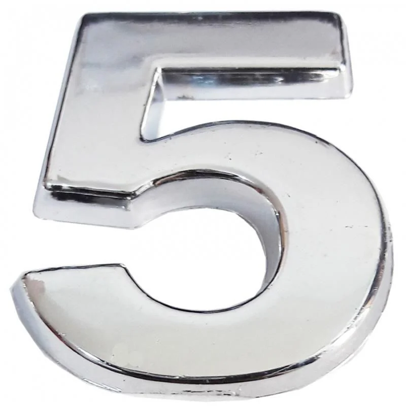 Krom Yapışkanlı 5 Rakamı 5 cm Fiyatı, Yorumları ve Özellikleri