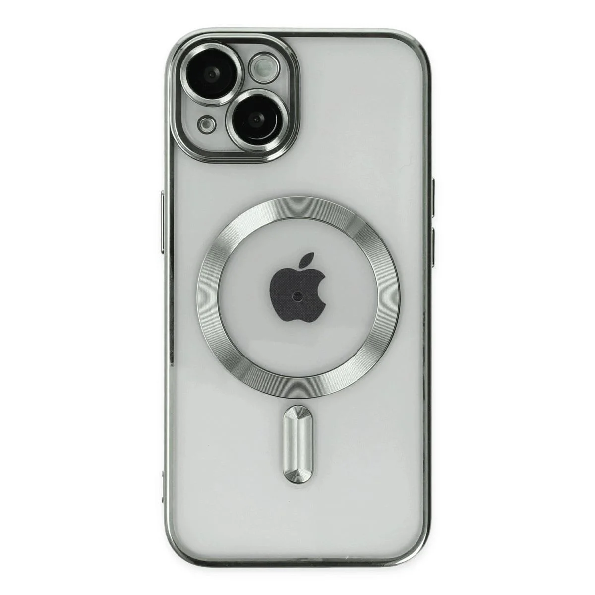 Kross Magneticsafe iPhone 14 ile Uyumlu Şeffaf Kılıf - MagSafe Destekli Gümüş Kross Magneticsafe iPhone 14 ile Uyumlu Şeffaf Kılıf - MagSafe Destekli Gümüş