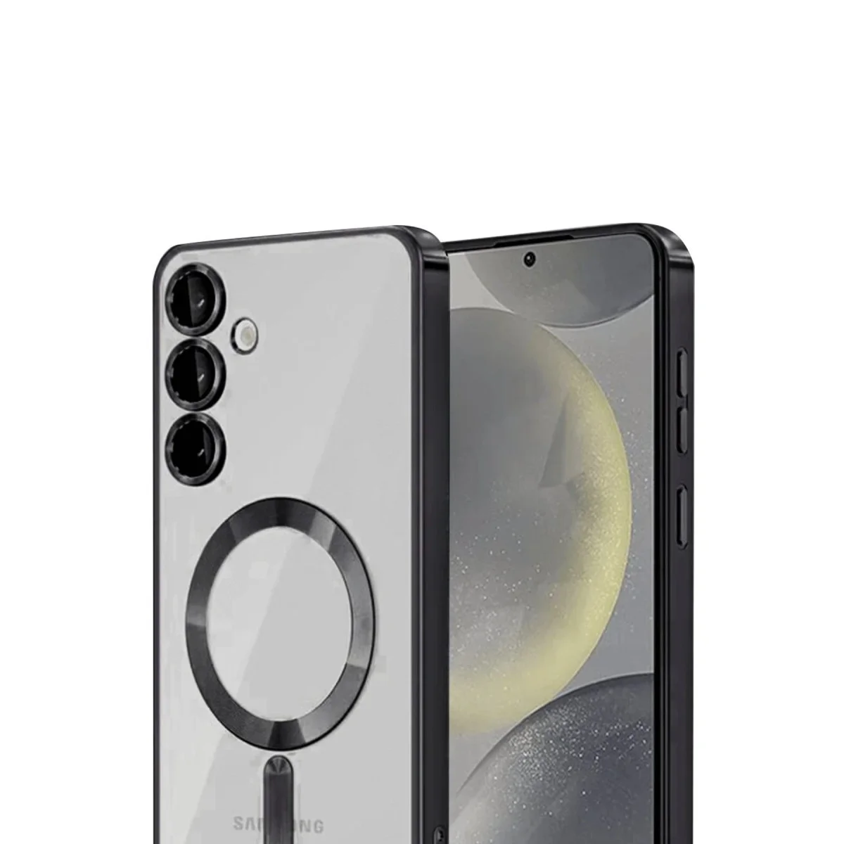 Kross Magneticsafe Kapak - Siyah Galaxy A17 5G - 360° Korumalı ve Kablosuz Şarj Desteği