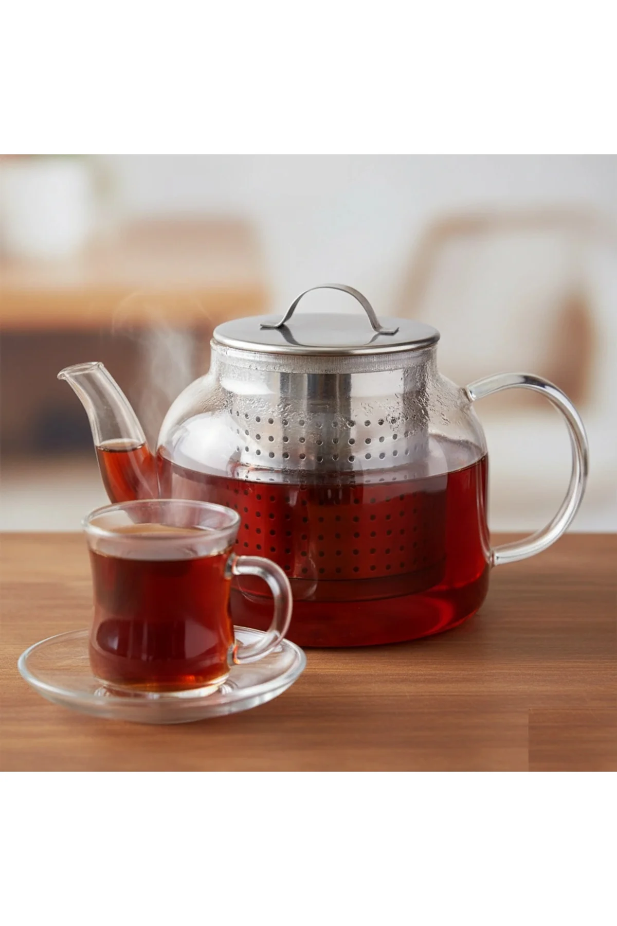 Krt-1100 ( Büyük ) ( Metal Kafes ) ( Demlik İçi ) Çay Süzgeç*140 - Görsel 2