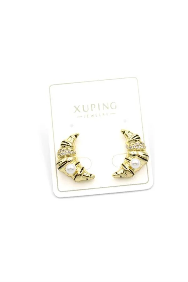 Kruvasan Küpe - 14K Altın, Şık ve Benzersiz Tasarım Fiyatı, Yorumları ve Özellikleri