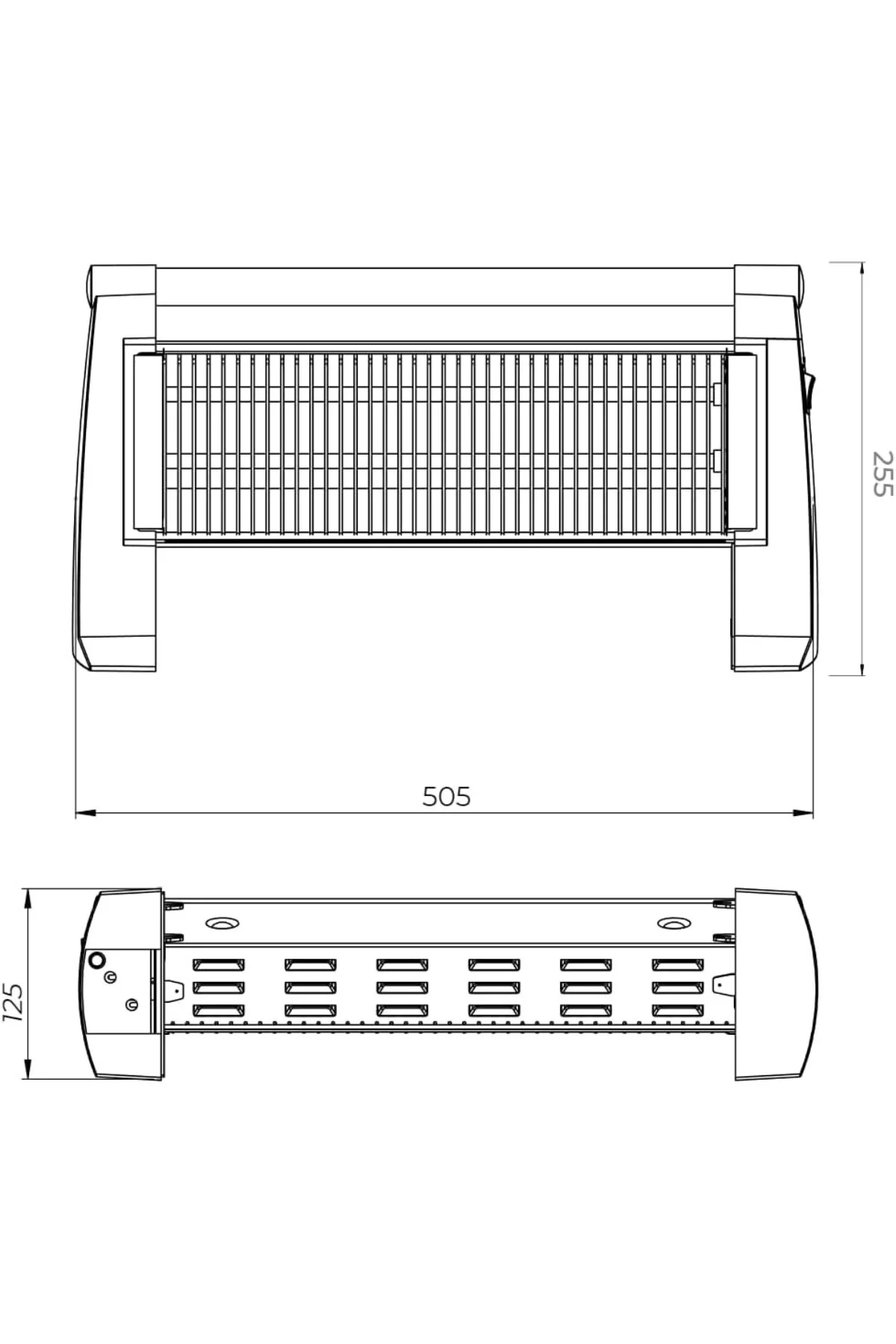 KS-2819 1200 W Quartz Isıtıcı