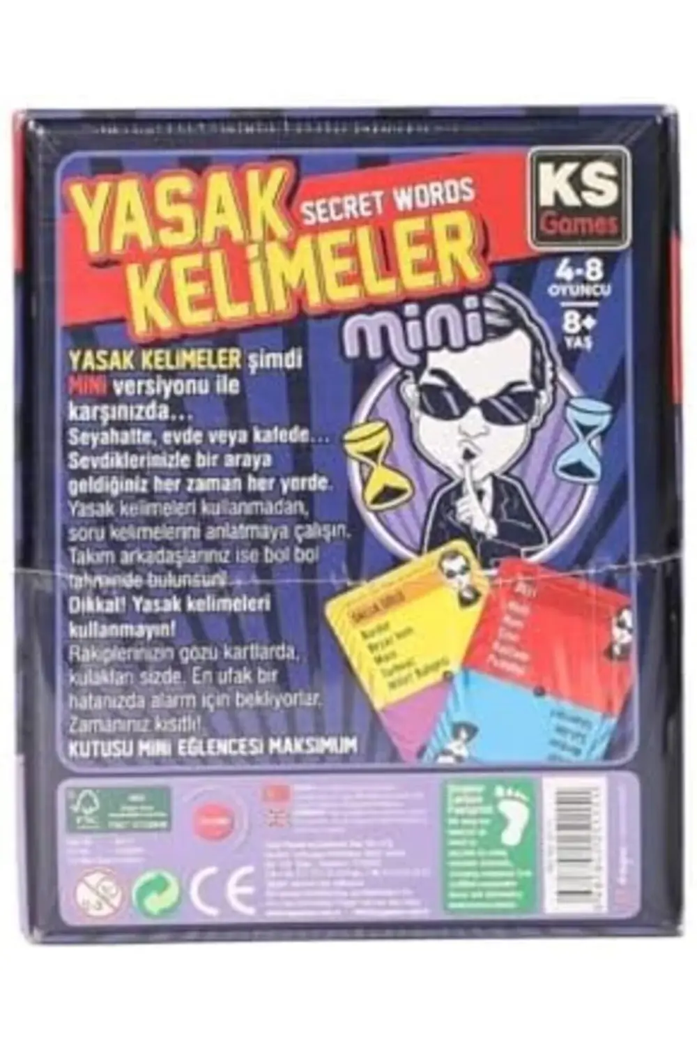 KS Puzzle 25115 Mini Yasak Kelimeler Oyunu - 395519
