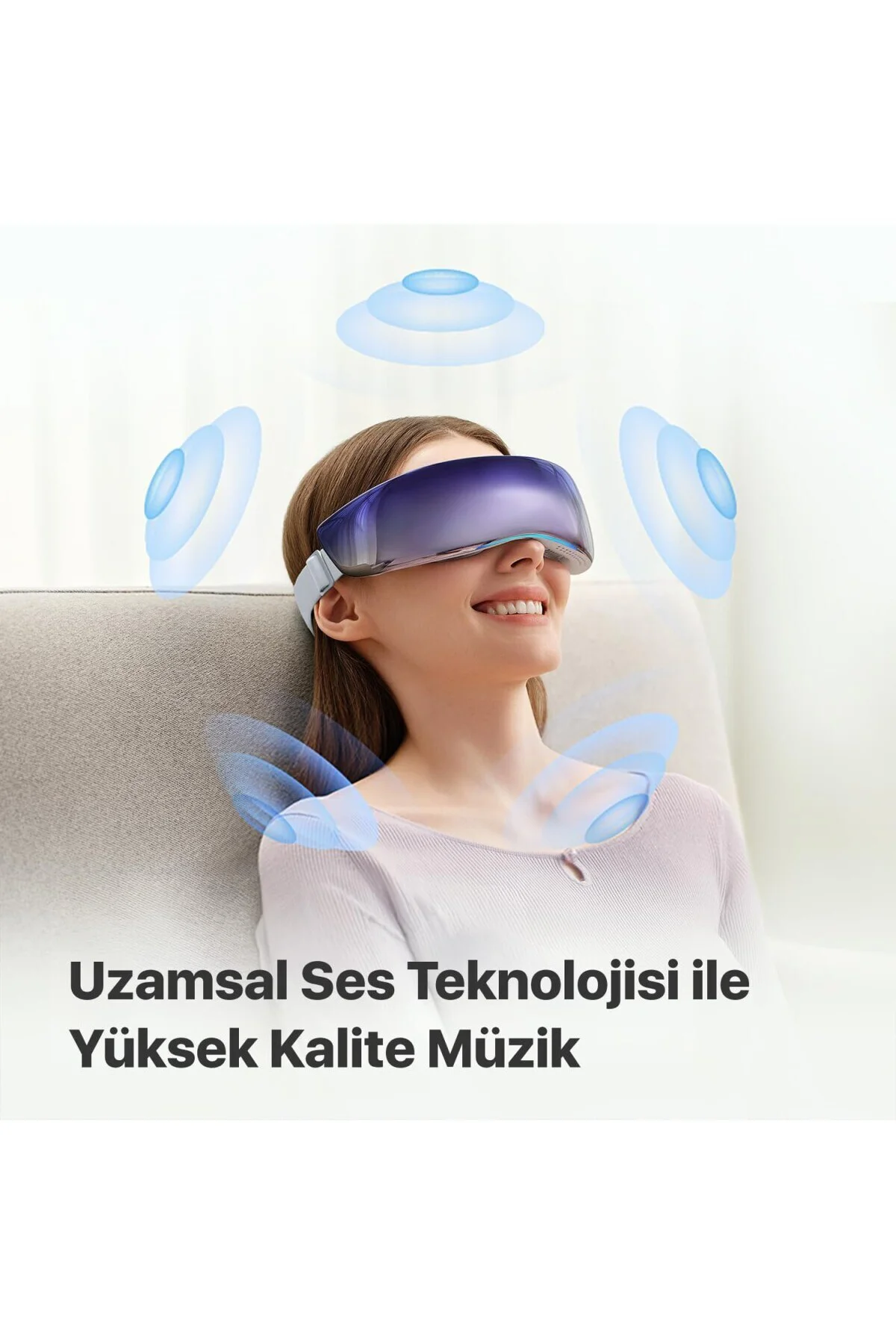 KS700-E Soğuk & Sıcak Kompresli Göz Masaj Aleti | Titreşim + Hava