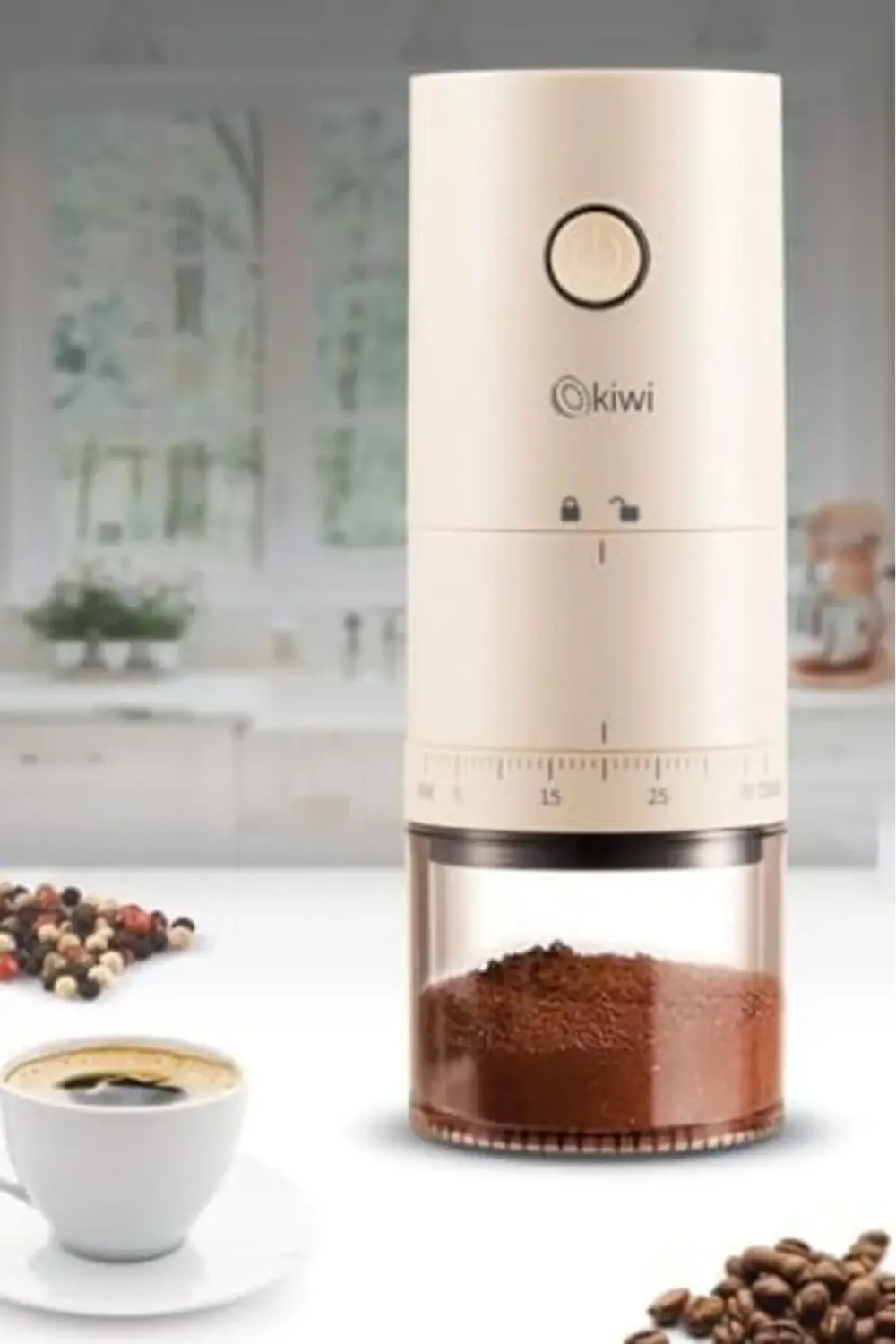 Kspg-4817 Şarjlı Kahve Ve Baharat Öğütücü Krem 395519