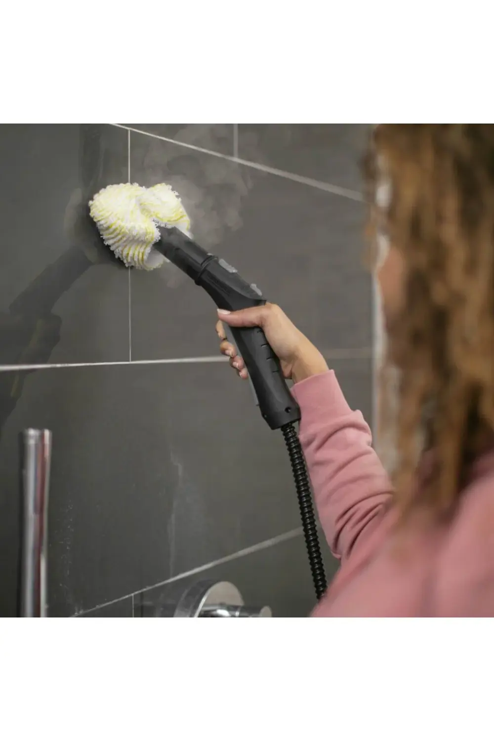 KST 2 + Cloth Set 1500W 3.2 Bar Buharlı Temizlik Makinesi - Beyaz