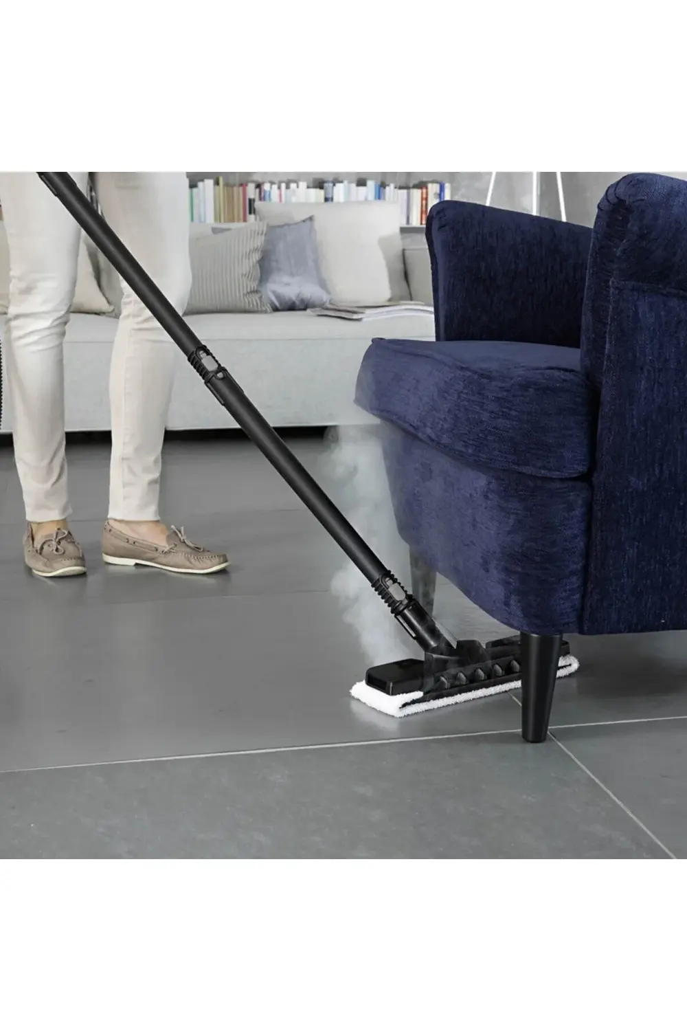 KST 2 + Cloth Set 1500W 3.2 Bar Buharlı Temizlik Makinesi - Beyaz