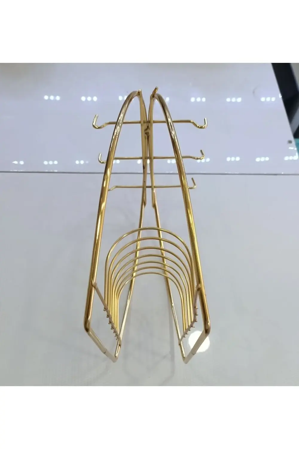 Ksv Kahve Fincan Askılığı - Gold Fincan Askısı