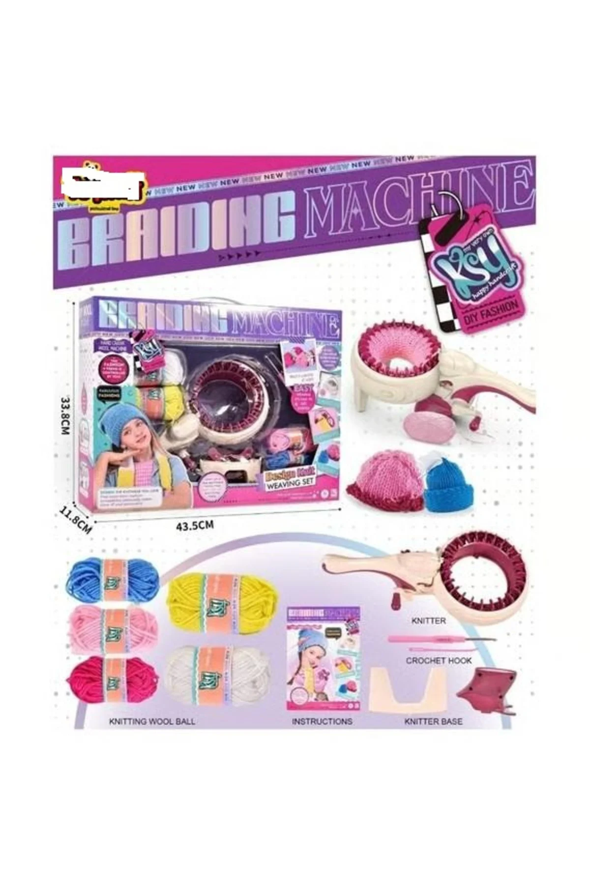 KSY898 DIY BERE-ATKI ÖRME FULL SET *8-TYC