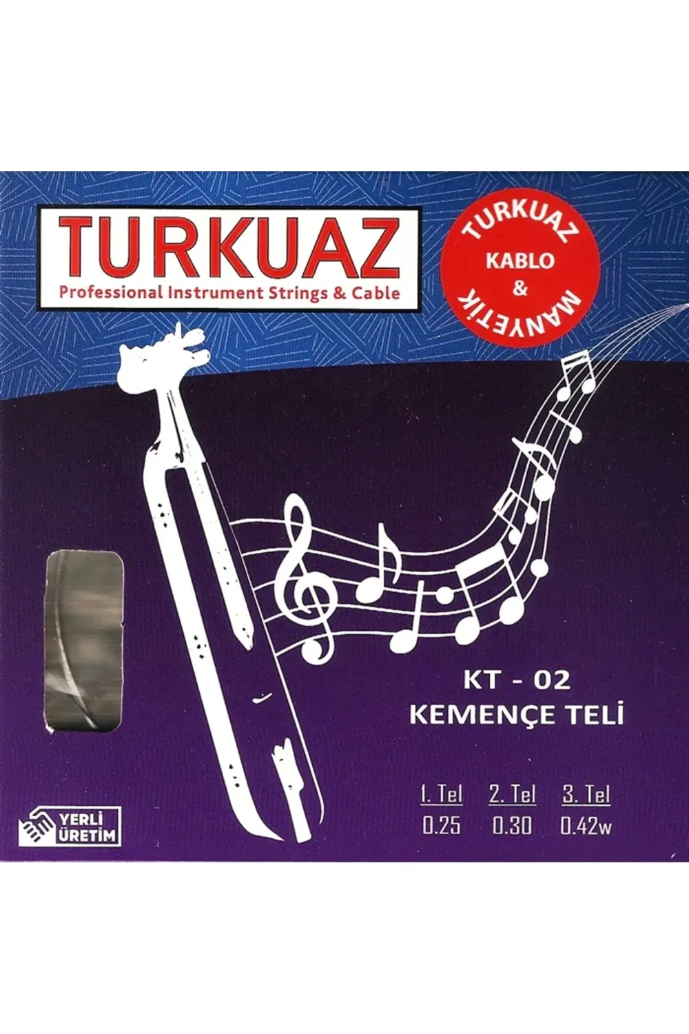 KT-02 Kemençe Takım Tel - 025 - 030 - 042 Kemençe Teli