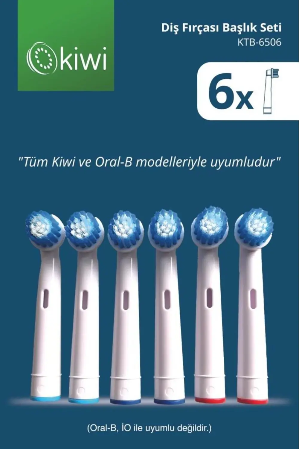 Ktb-6506 6'lı Diş Fırçası Yedek Başlık Seti