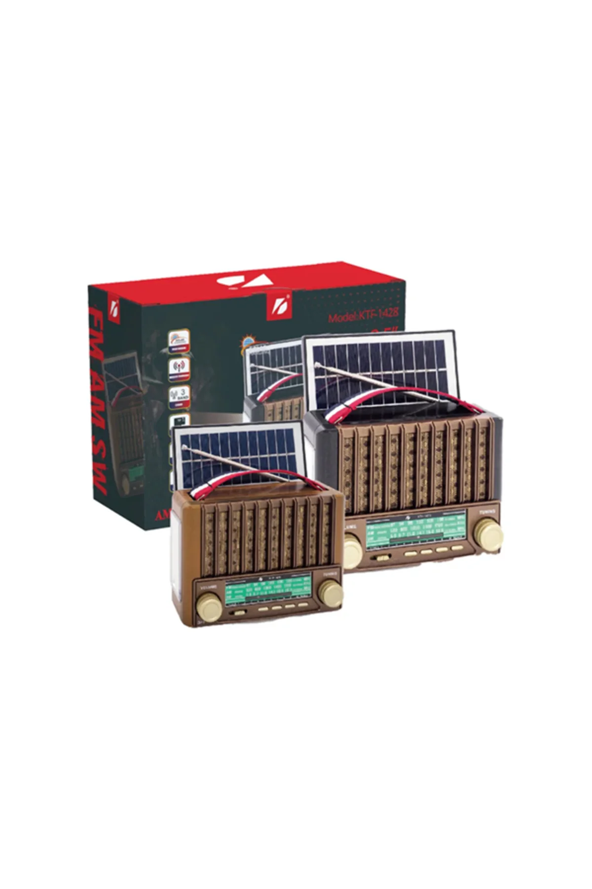 KTF-1428 Güneş Enerjili Bluetooth Hoparlör - Lisinya