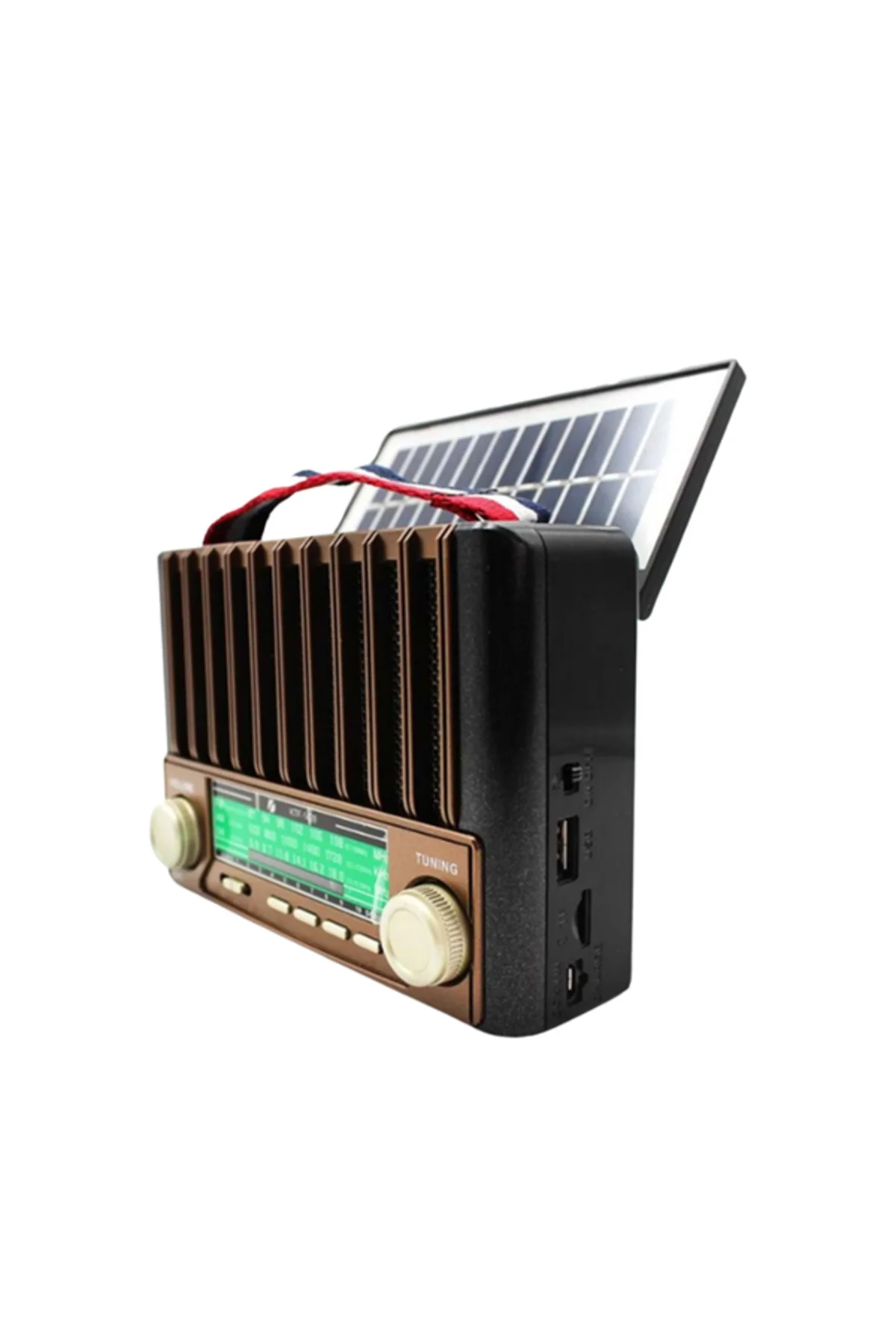 KTF-1428 Solar Panel Destekli Şarjlı Bluetooth Hoparlör – FM/AM/S