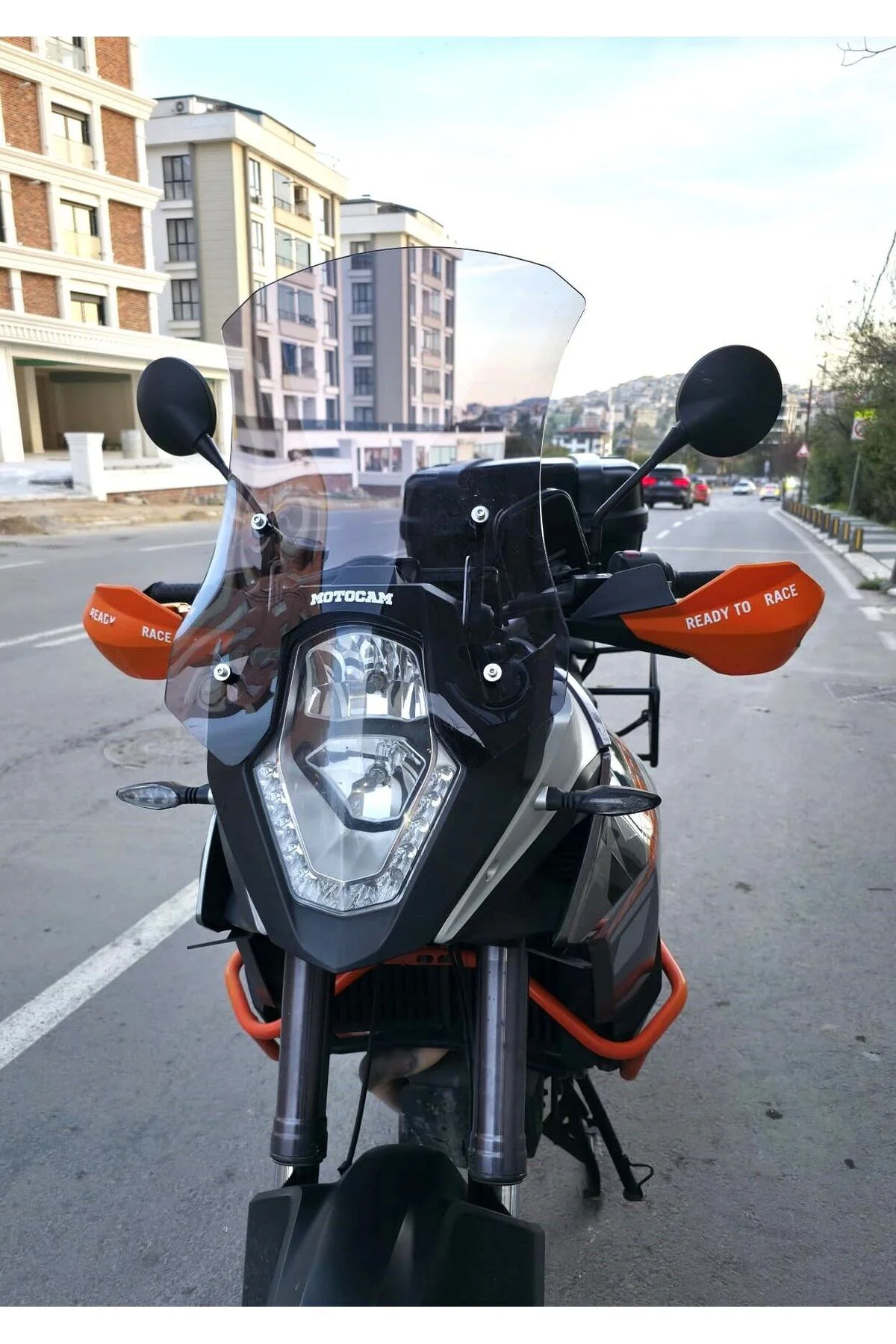 KTM 1050 Adventure Ön Cam 2008-2017 Model 56cm Füme Renkli 4mm