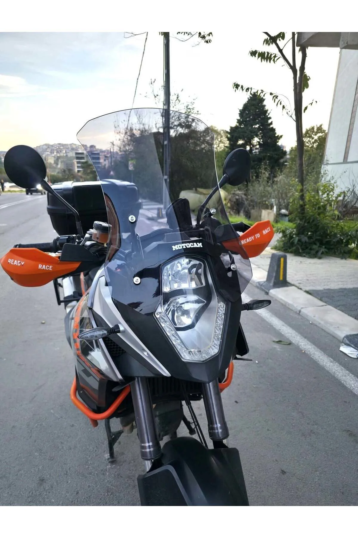 KTM 1050 Adventure Ön Cam 2008-2017 Model 56cm Füme Renkli 4mm